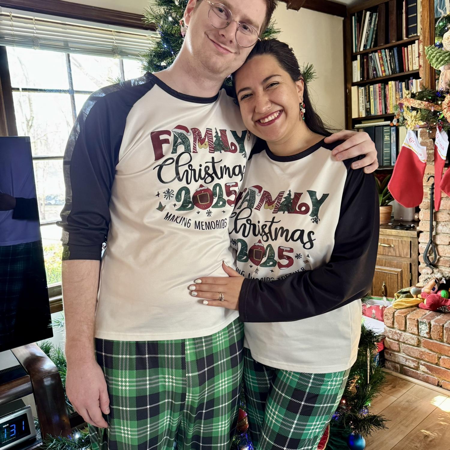 Our first Christmas together! π
The first and the last Christmas being engaged π