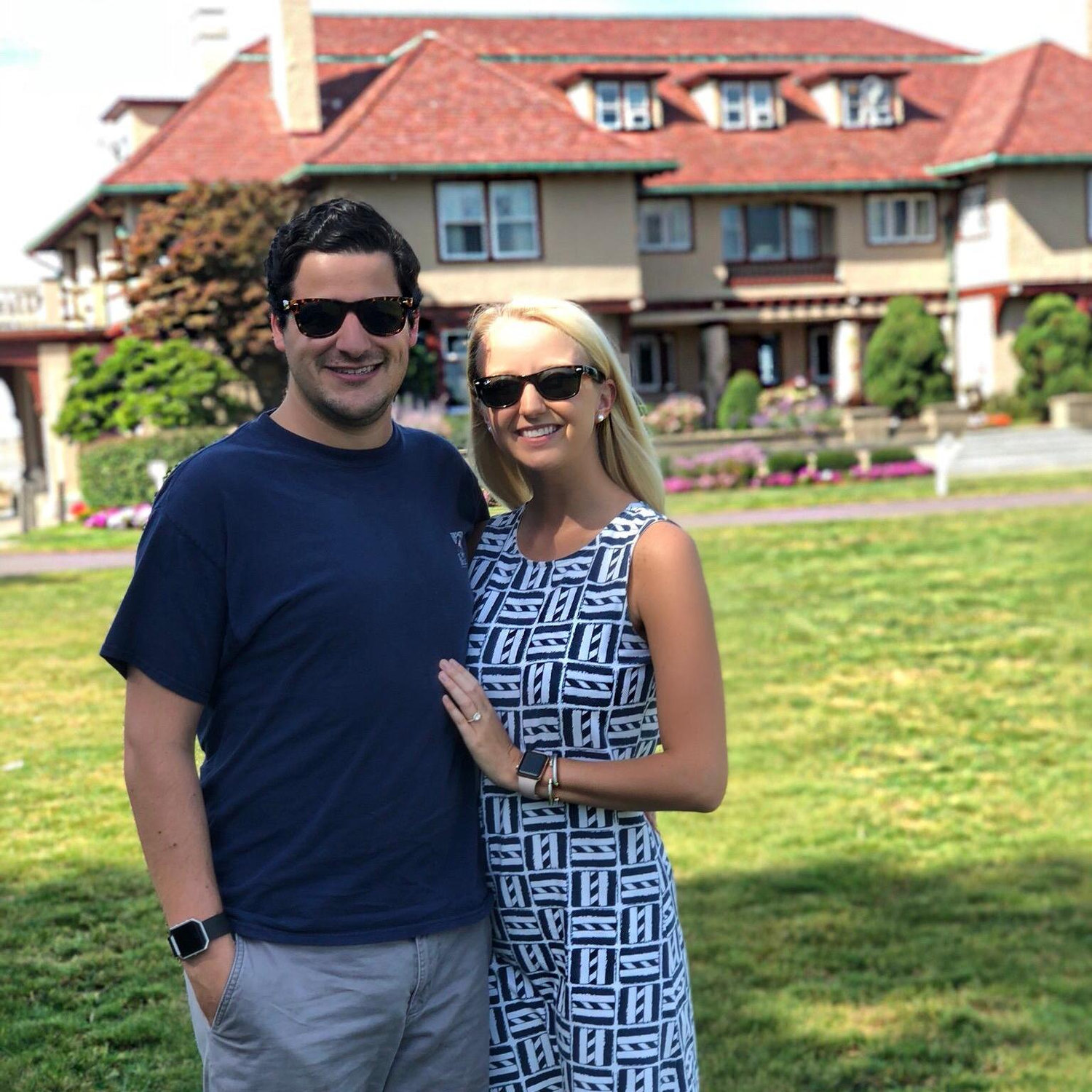 The very spot that we'll be saying "I do!" on June 1.