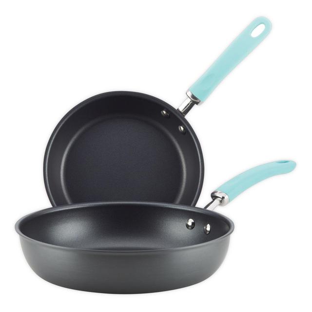 Rachael Ray™ Create Delicious Nonstick Hard-Anodized 2-Piece Skillet Set in Blue