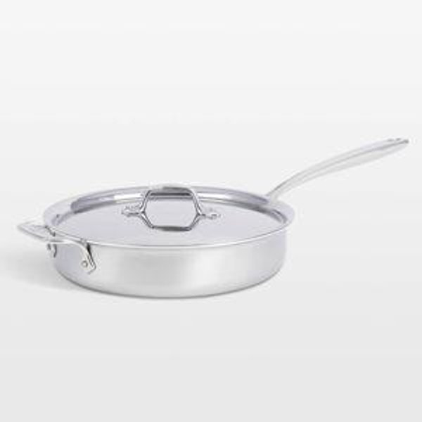 All-Clad ® d3 Stainless Steel 3-Qt. Saute Pan with Lid