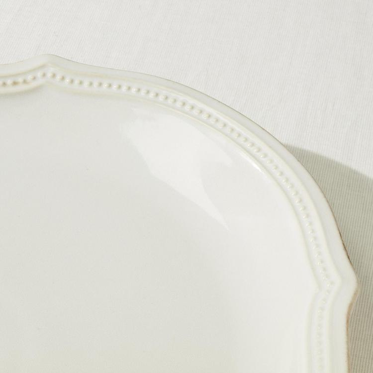 Lenox, French Perle Bead Oval Platter | Zola