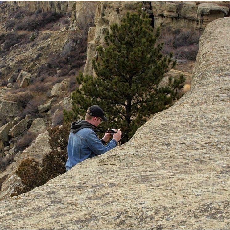 This photo was taken on our first date! We drove up to the Rims and took photos!