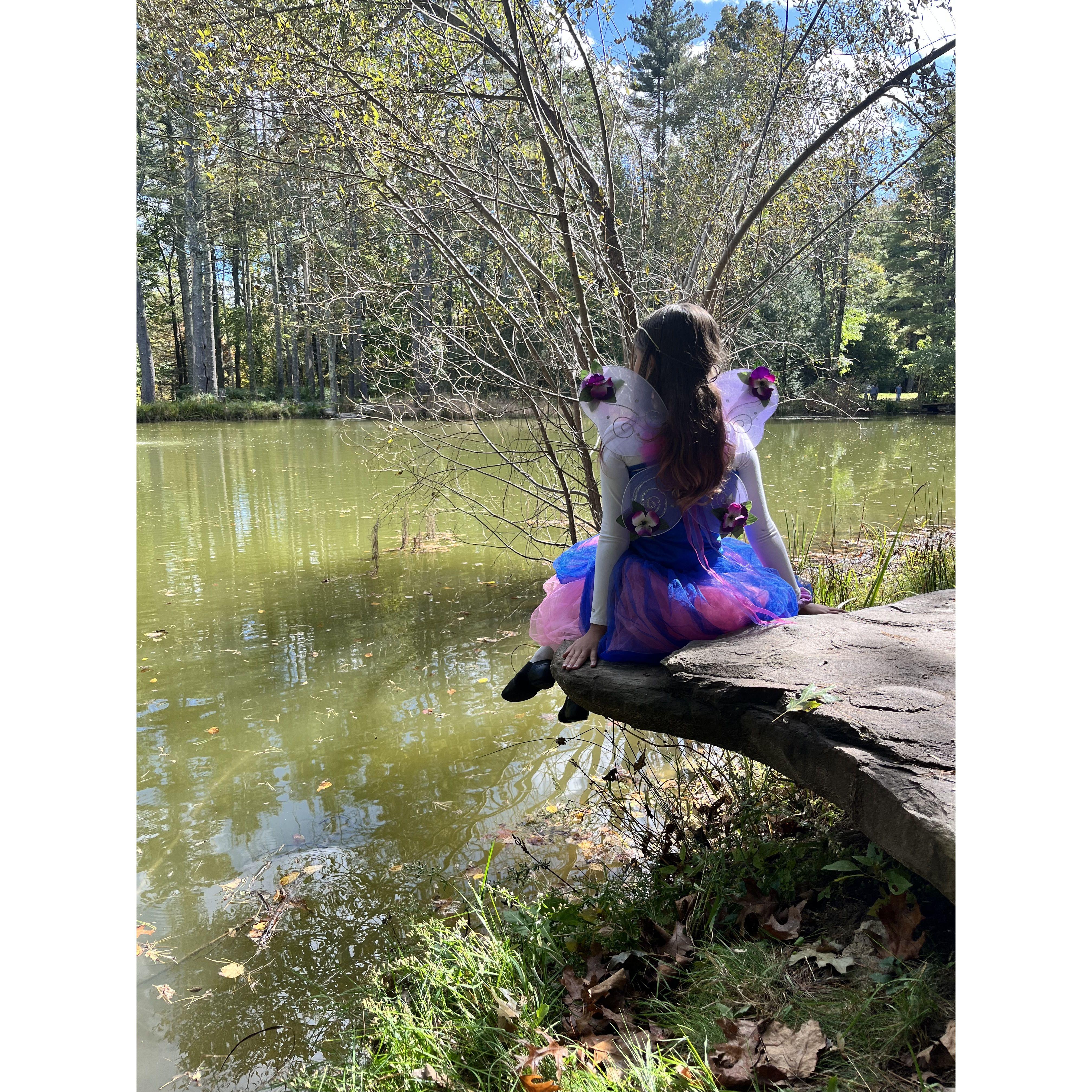 Maya at Bedrock Gardens fairy festival