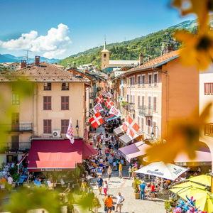 Day in Bourg-Saint-Maurice, Switzerland on Our Honeymoon