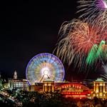 Fireworks Over Lake Michigan at Navy Pier