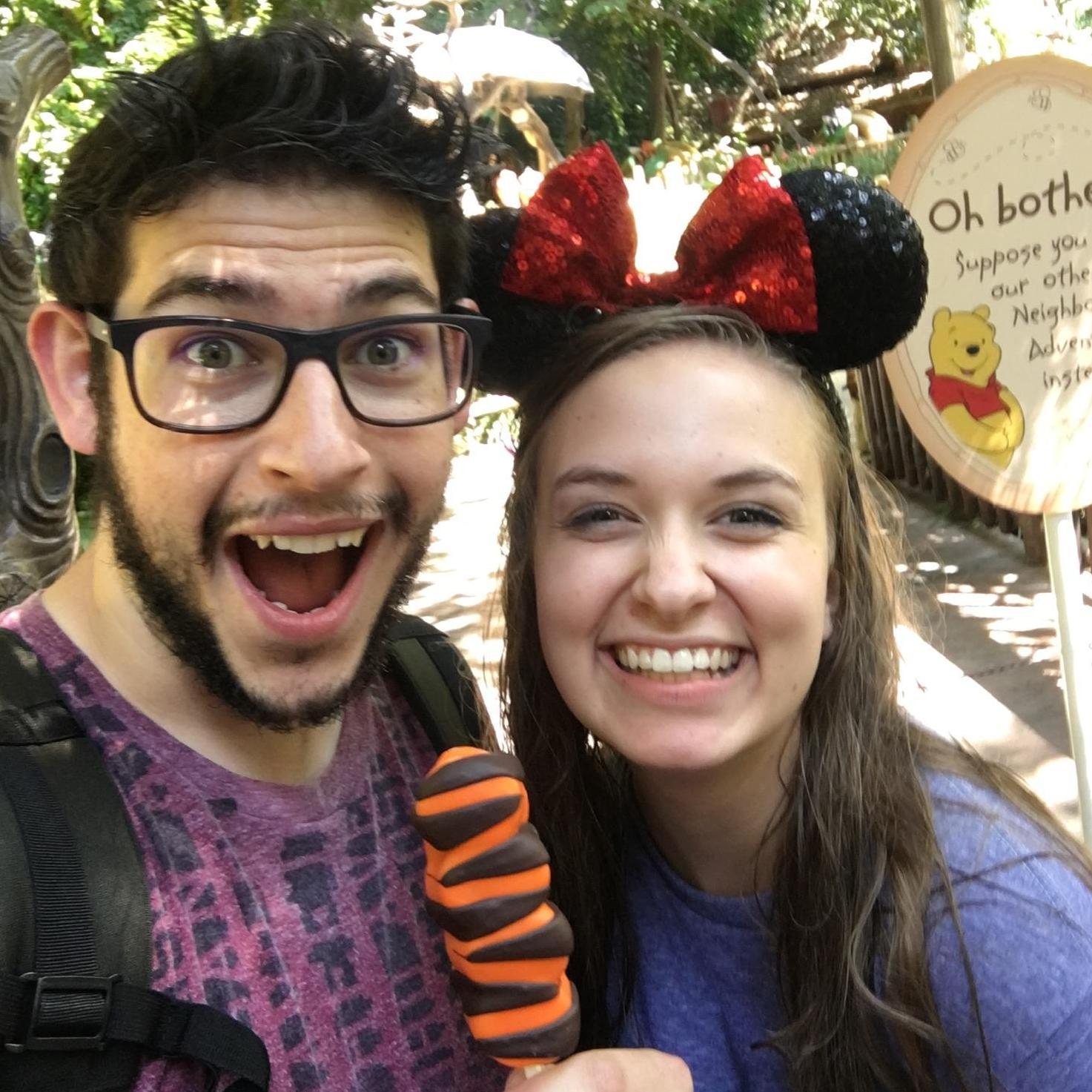 Soaking wet from Splash Mountain and not bothered at all.