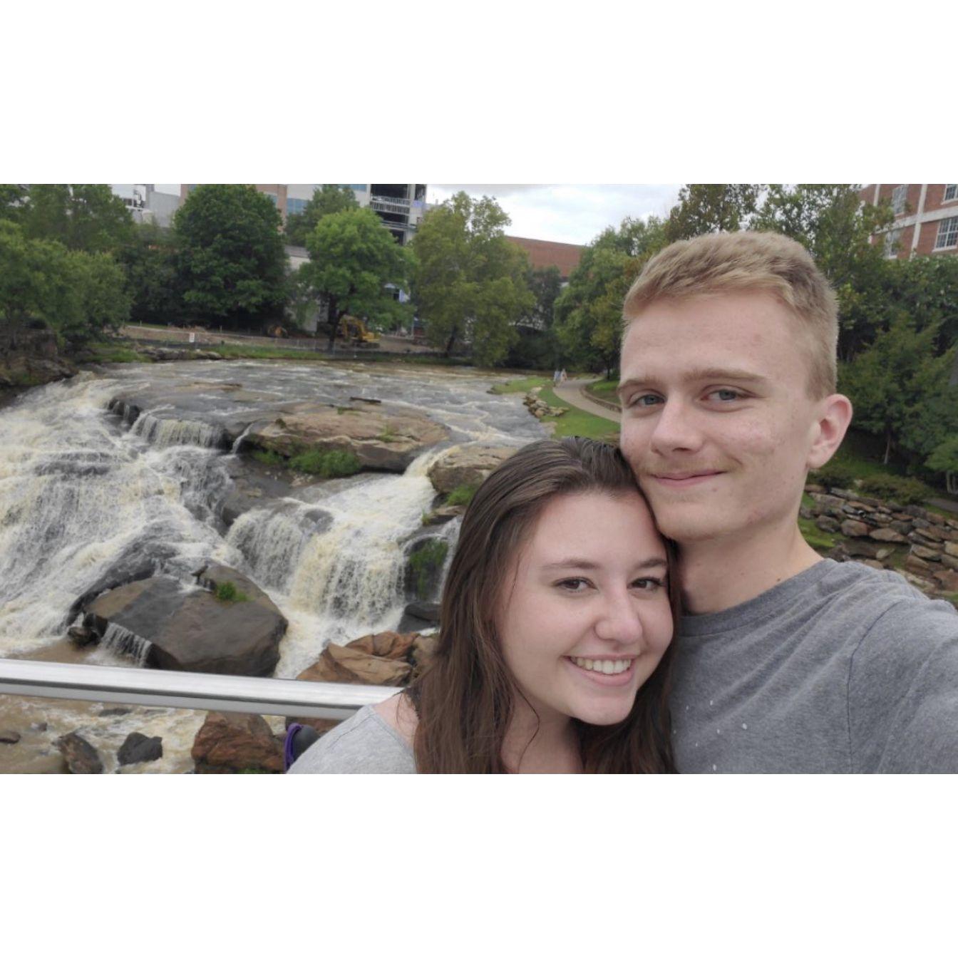 Our first photo together