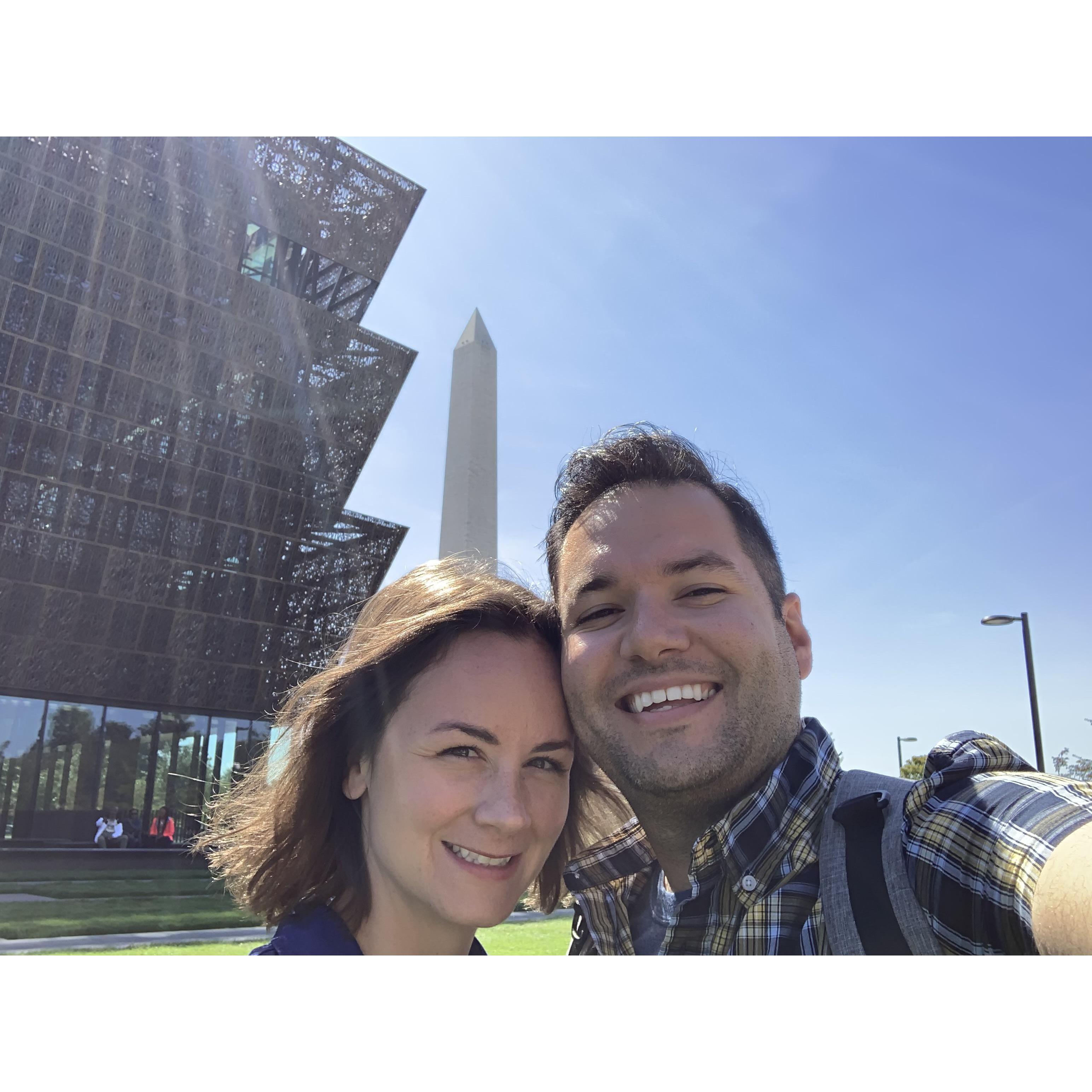 If you find yourself in DC, make time for the African American History Museum!  We've been to a number of museums together, but this was a whole new experience.
