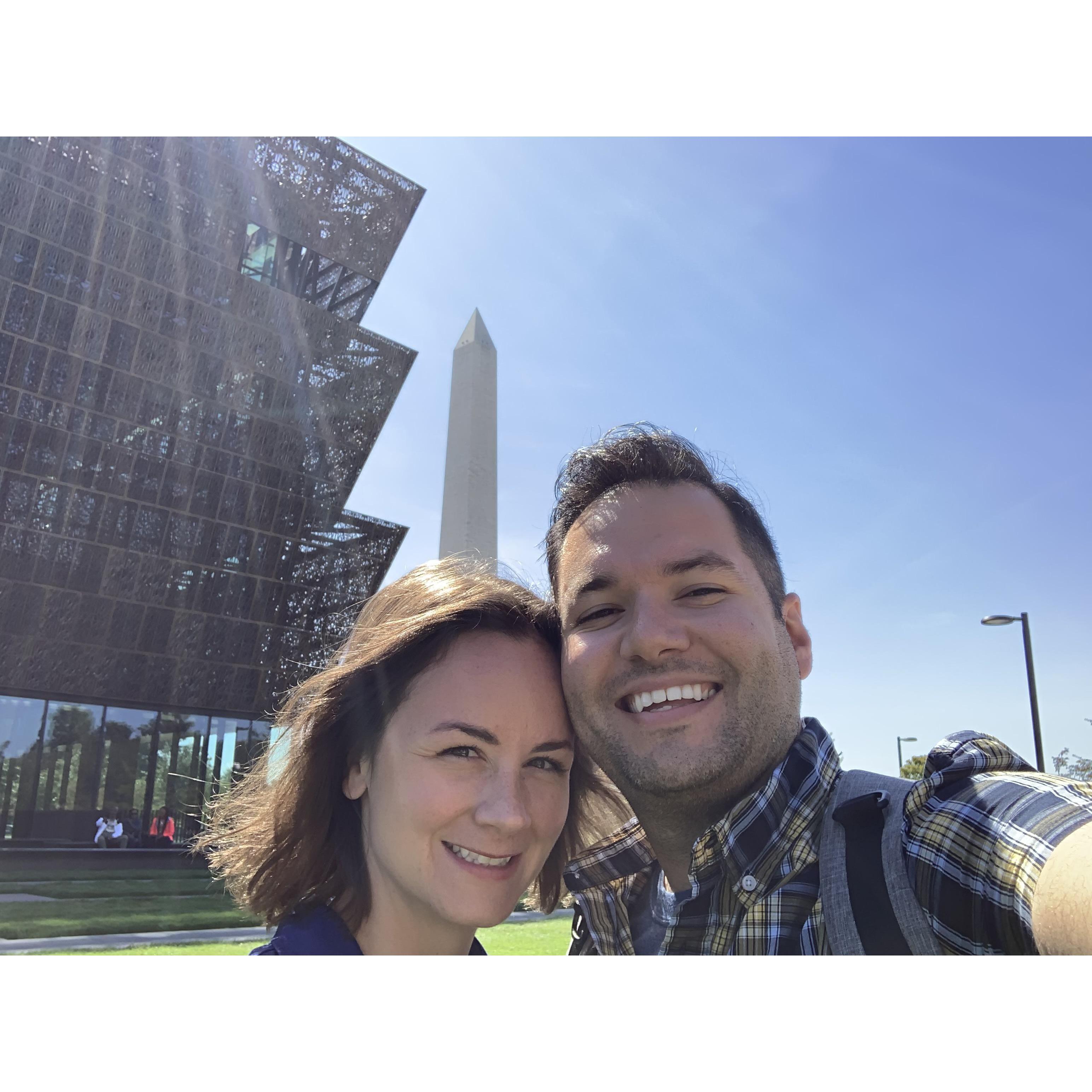 If you find yourself in DC, make time for the African American History Museum!  We've been to a number of museums together, but this was a whole new experience.