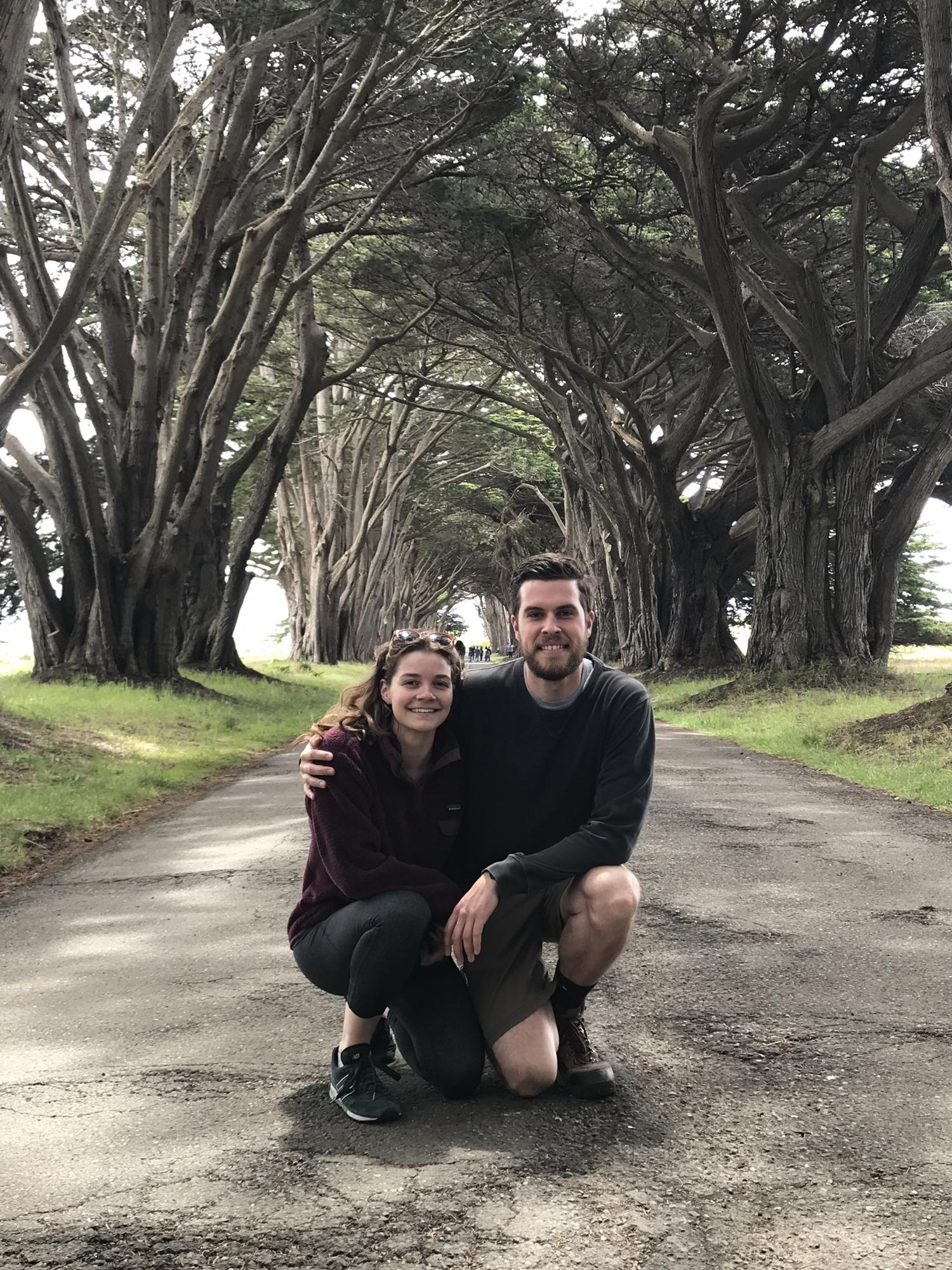 Spring of 2018. We took a day trip to Point Reyes in Marin County, CA and visited the Cyprus Tree Tunnel. Later that day Ben surprised me with tickets to one of my favorite bands in SF.