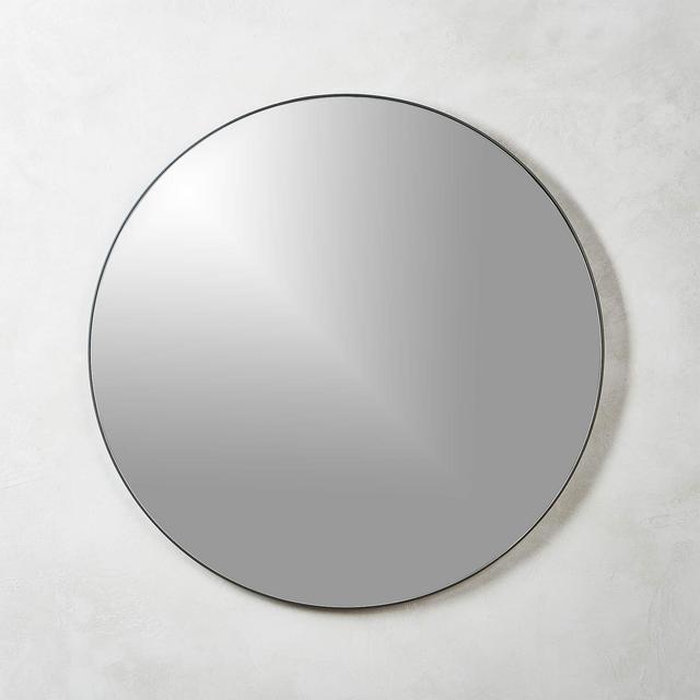 Infinity Black Round Wall Mirror 36"