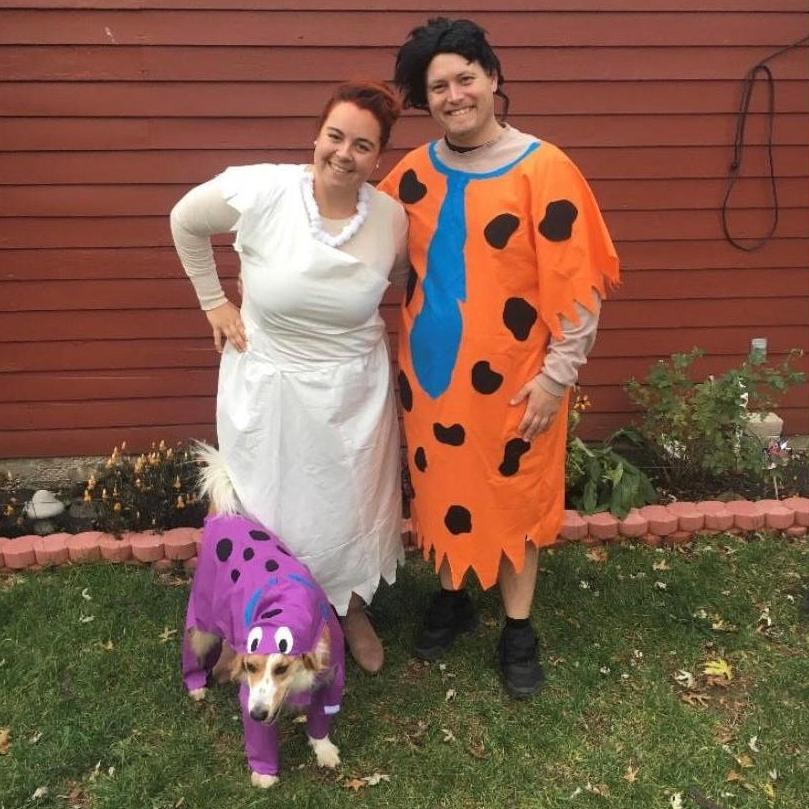 We always enjoy dressing up for Halloween!