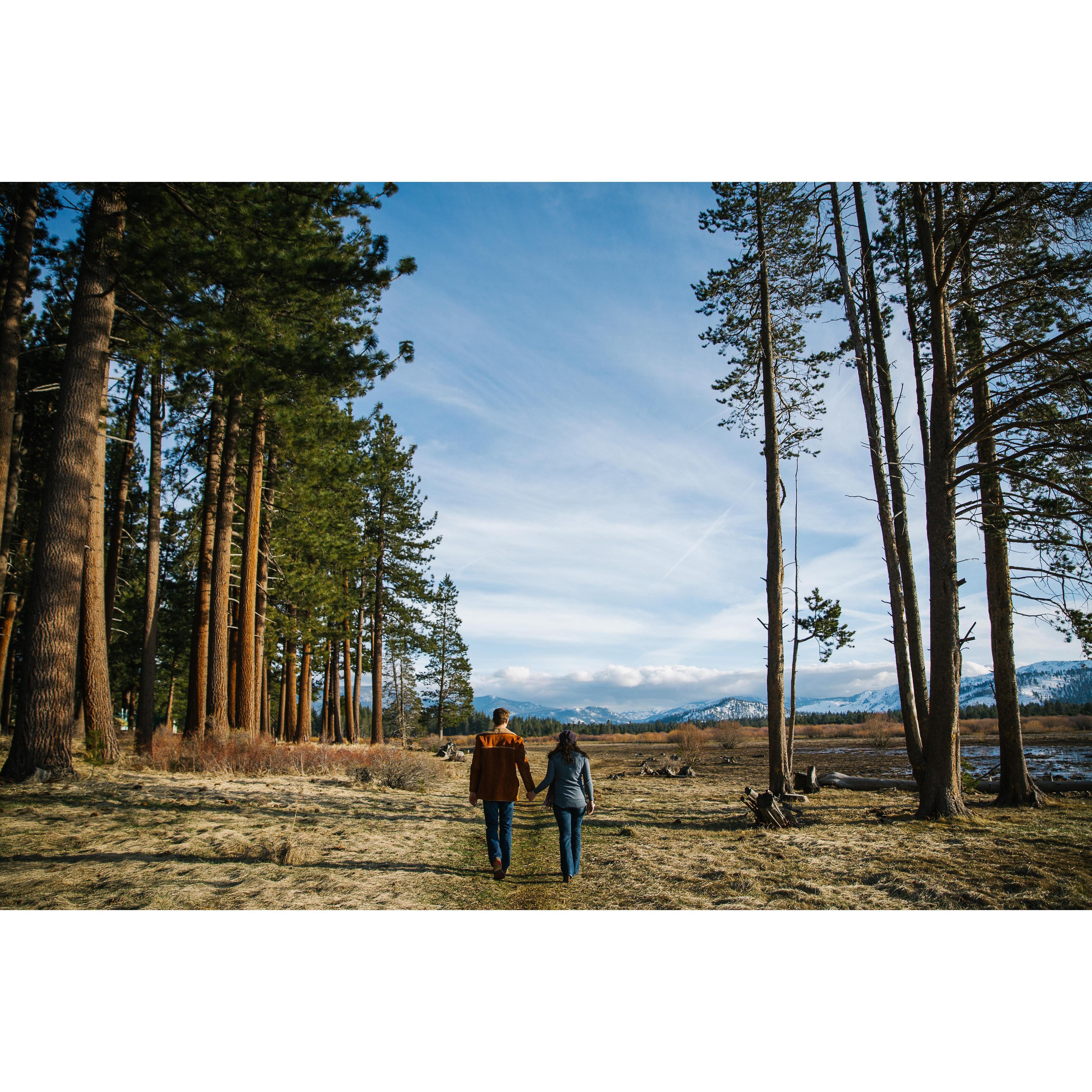 Engagement photos in Lake Tahoe!