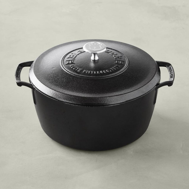 Lodge Blacklock Triple Seasoned Cast-Iron Dutch Oven 5 1/2-Qt.