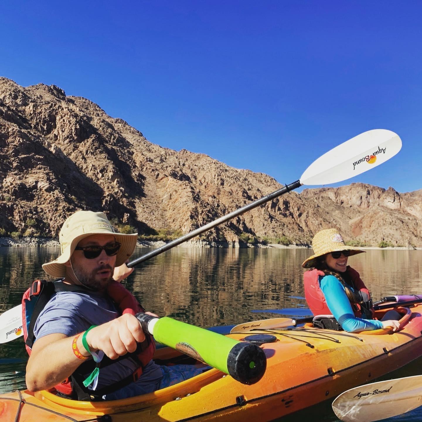 Kayaking in the Colorado River, Arizona