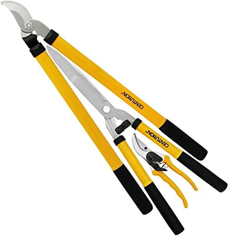 3-Piece Lopper, Hedge Shear & Pruner Combo Set