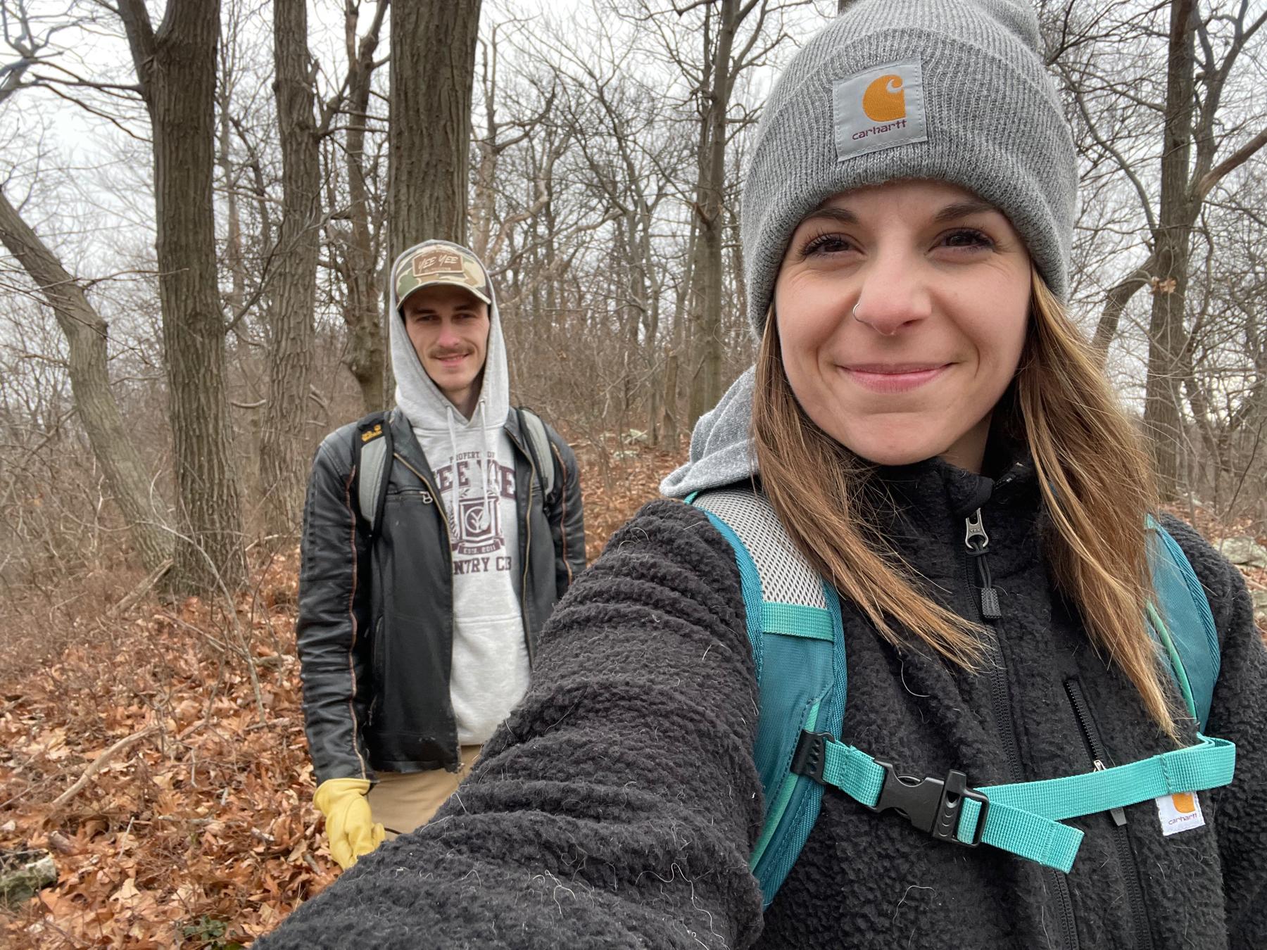 New Years Day hike in Tuscarora State Forest.