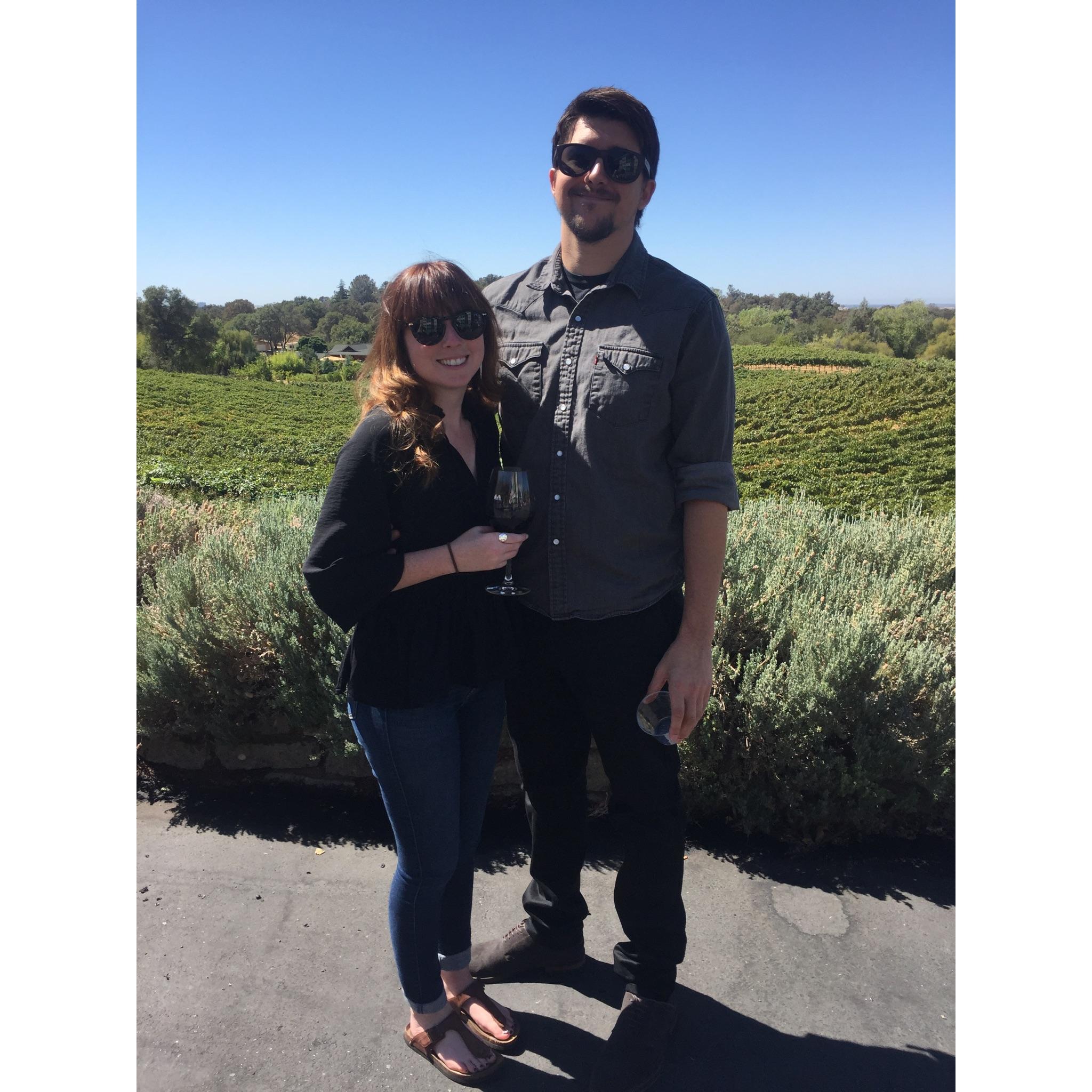 Local wine tasting