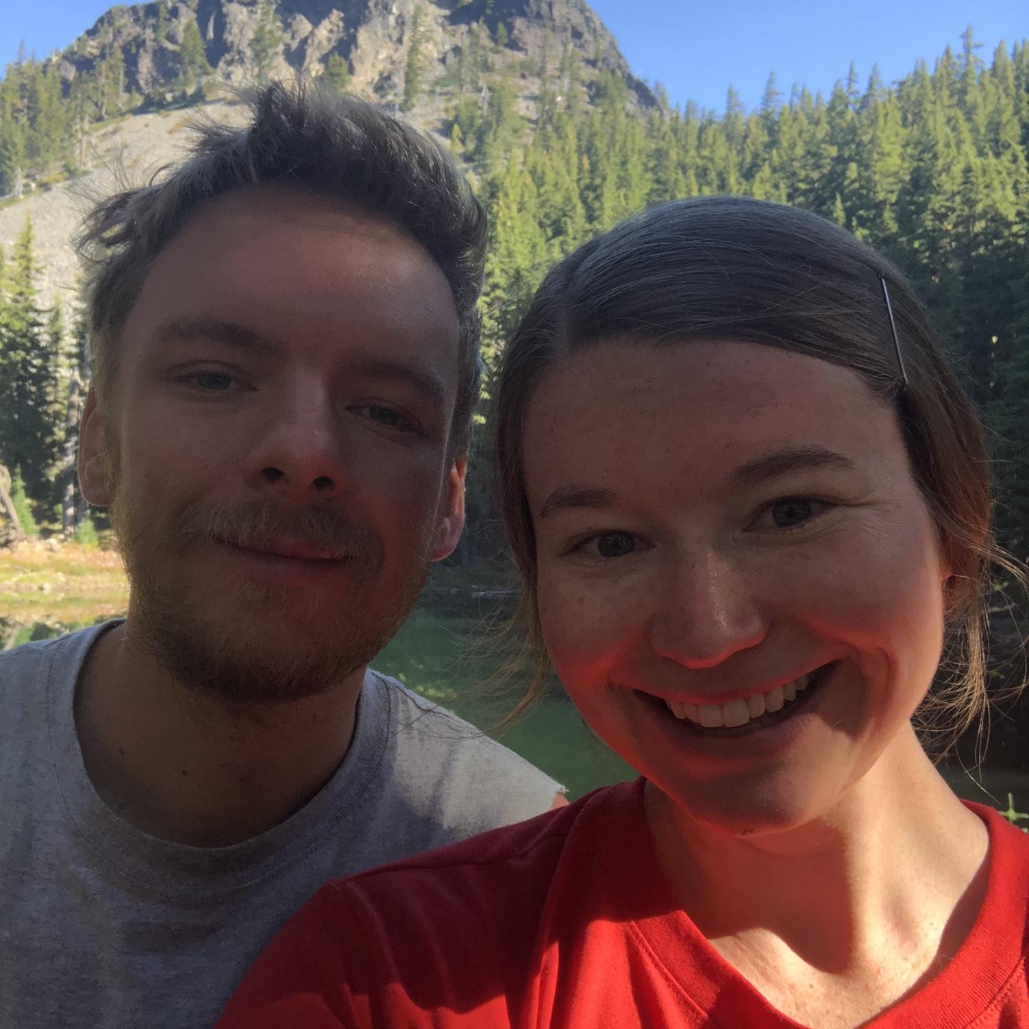 Camping at Yoran Lake on a 3-day backpacking trip around Diamond Peak