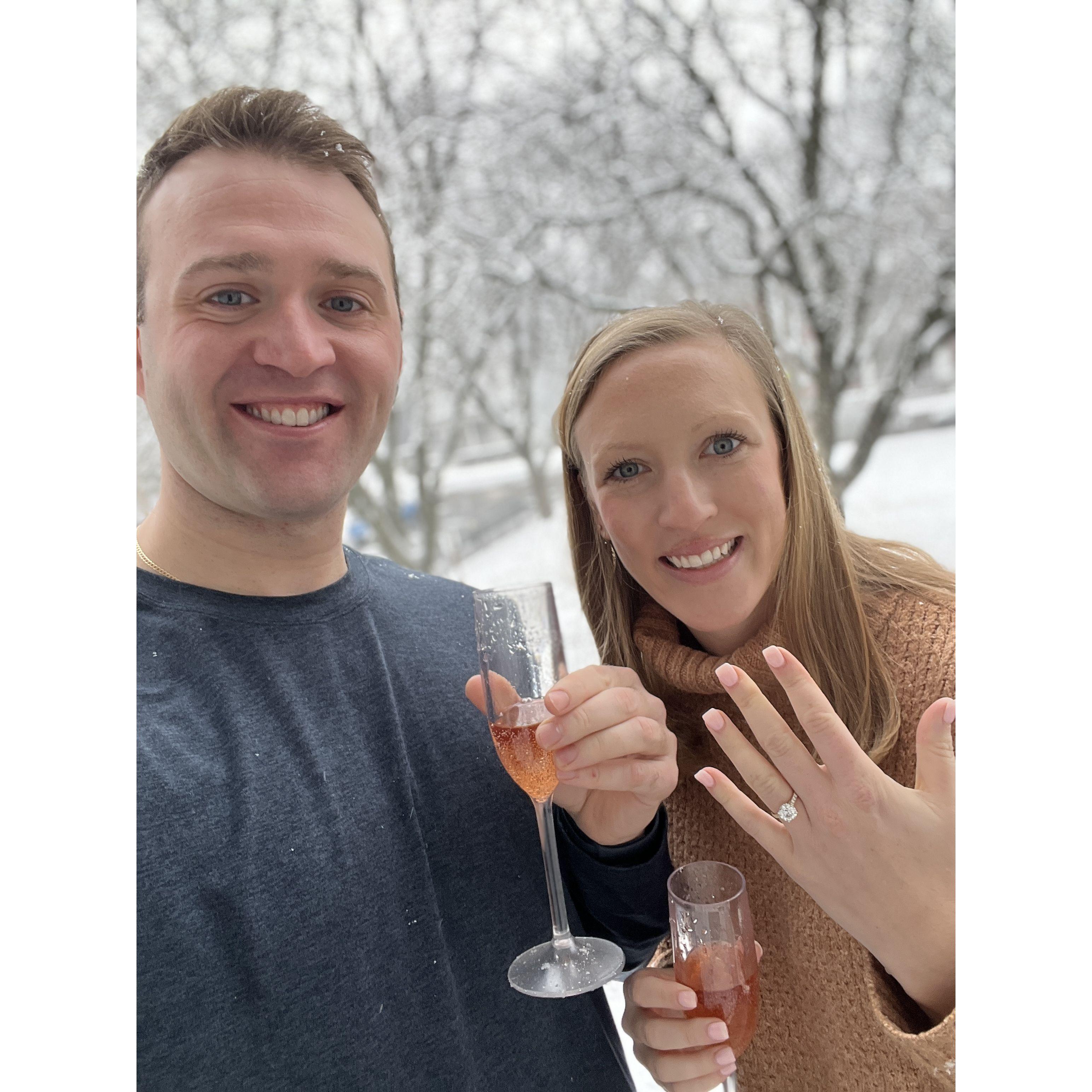 Our engagement day!