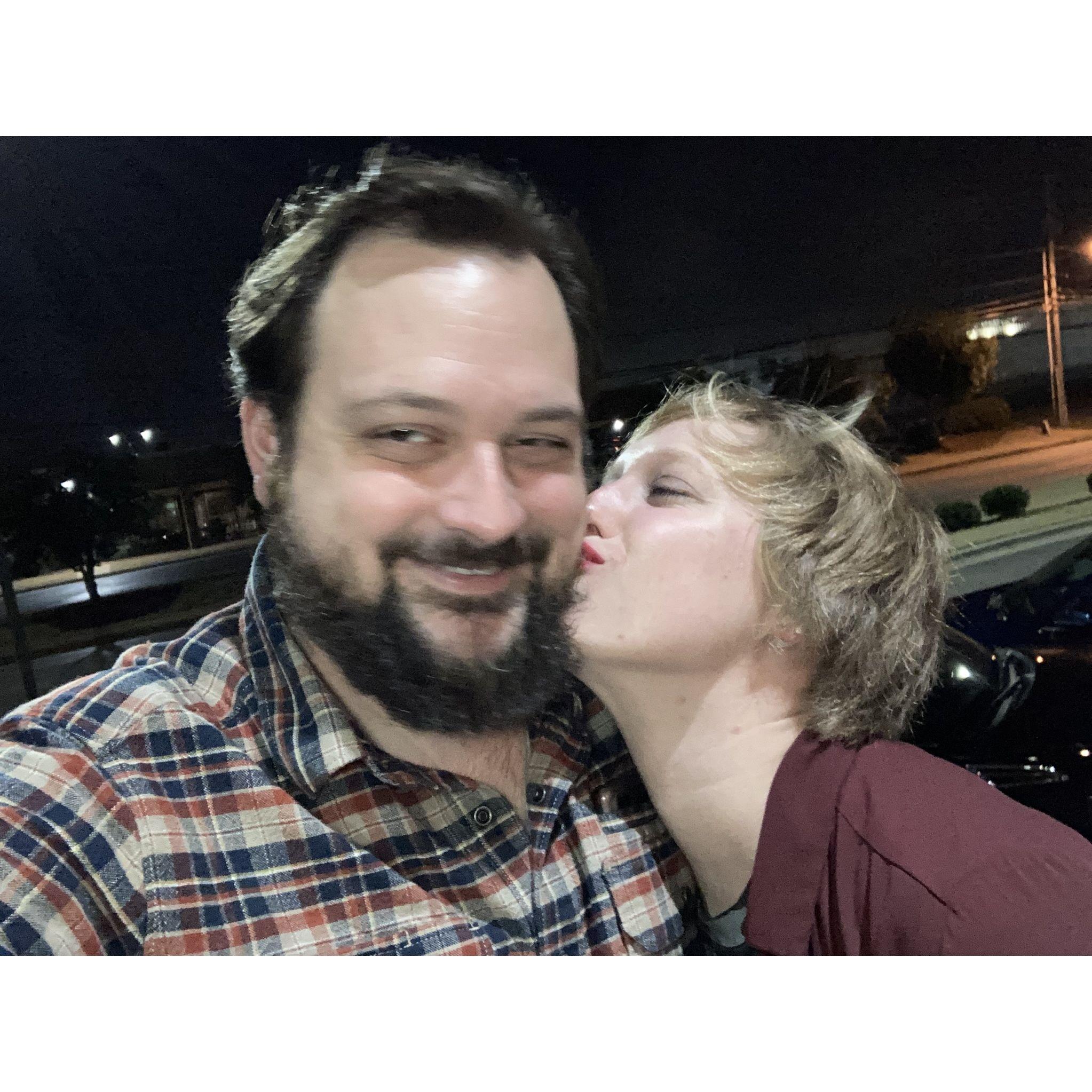 Our third date to see Morgan do stand up comedy.