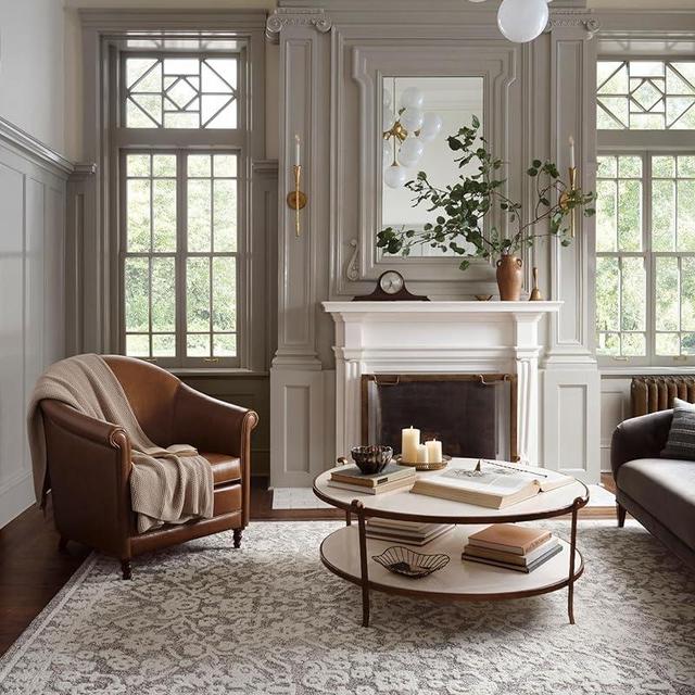 Loloi Magnolia Home by Joanna Gaines x Gigi Grey/Ivory 2'-7" x 7'-6" Runner Rug
