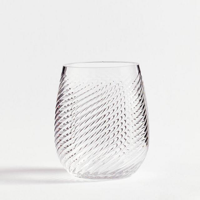 Monique Lhuillier Campania Outdoor Short Tumblers, Set of 4 - Clear