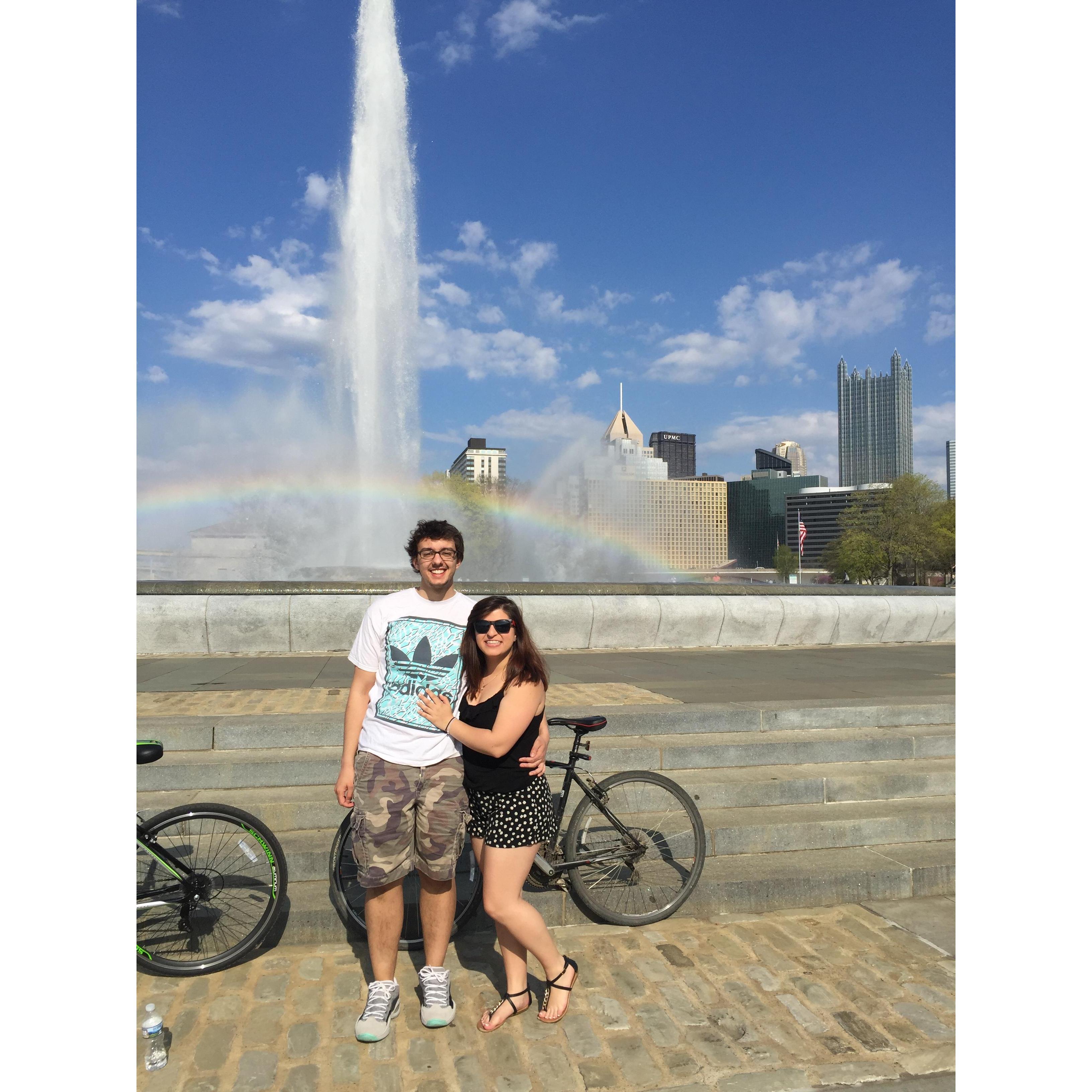 One of the many trips back and forth to Pittsburgh