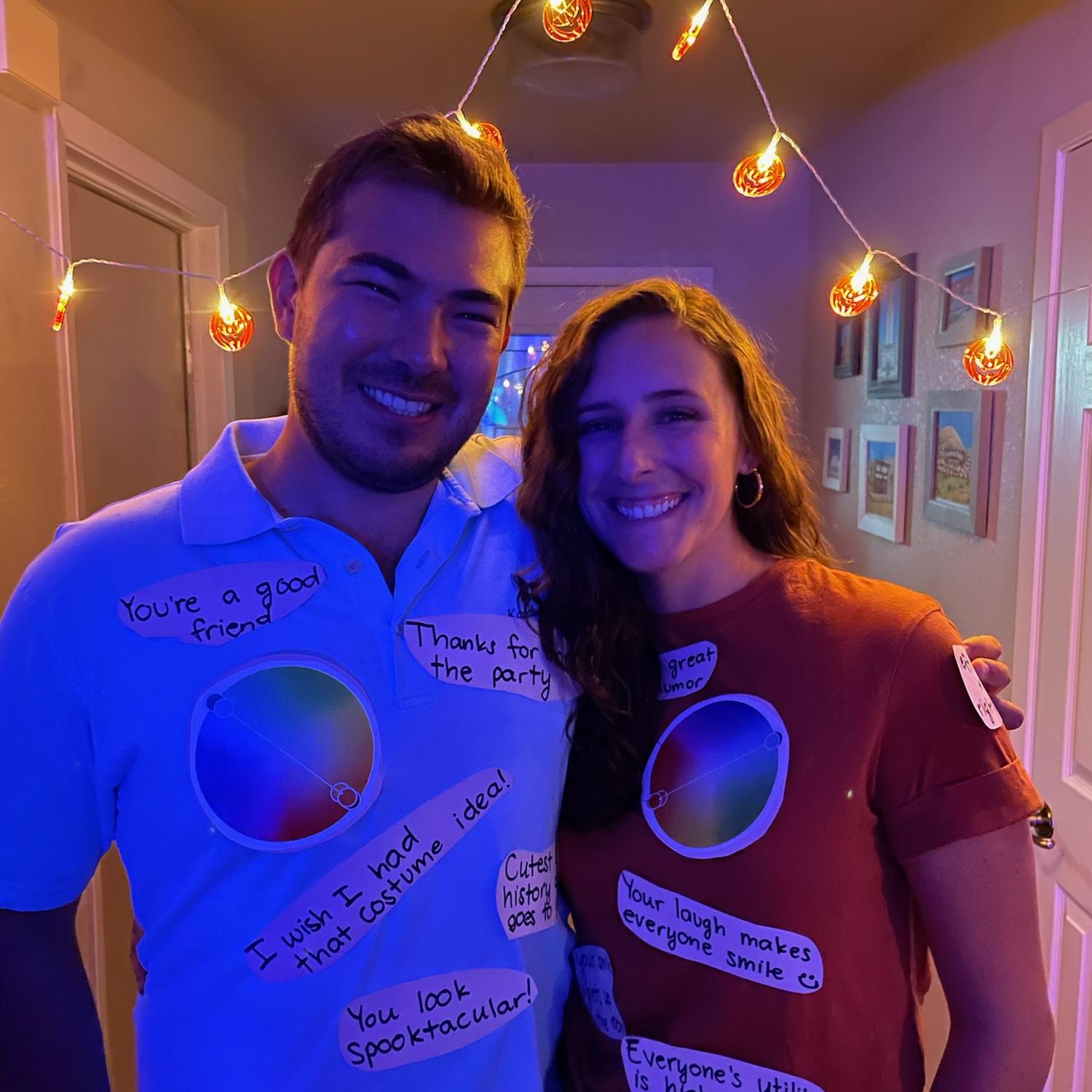 Compliment-ary Colors - our second-best Halloween costume