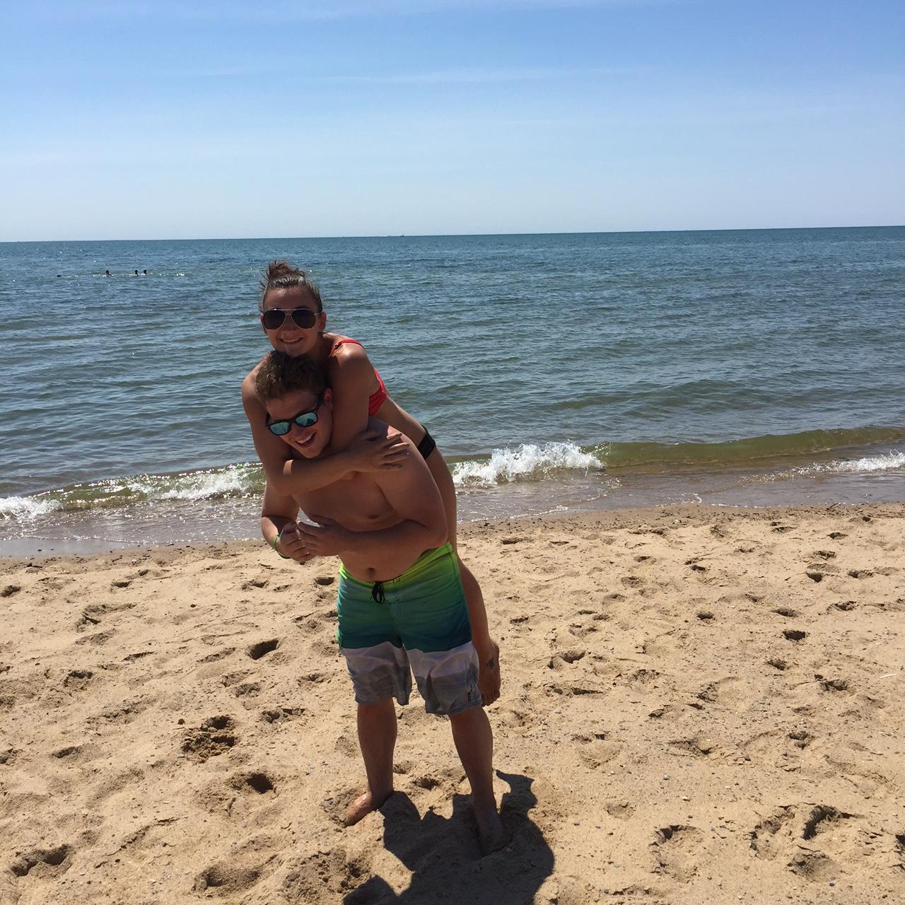 First beach vacation