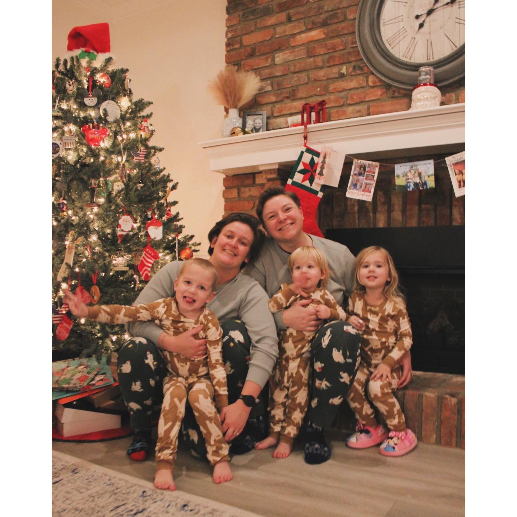 Matching pj's with our niblings!