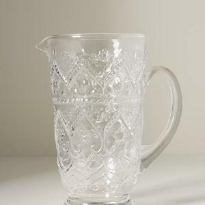 The Bombay Handblown Glass Pitcher