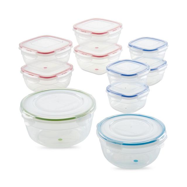 Lock n Lock Easy Essentials Color Mates 20-Pc. Food Storage Container Set