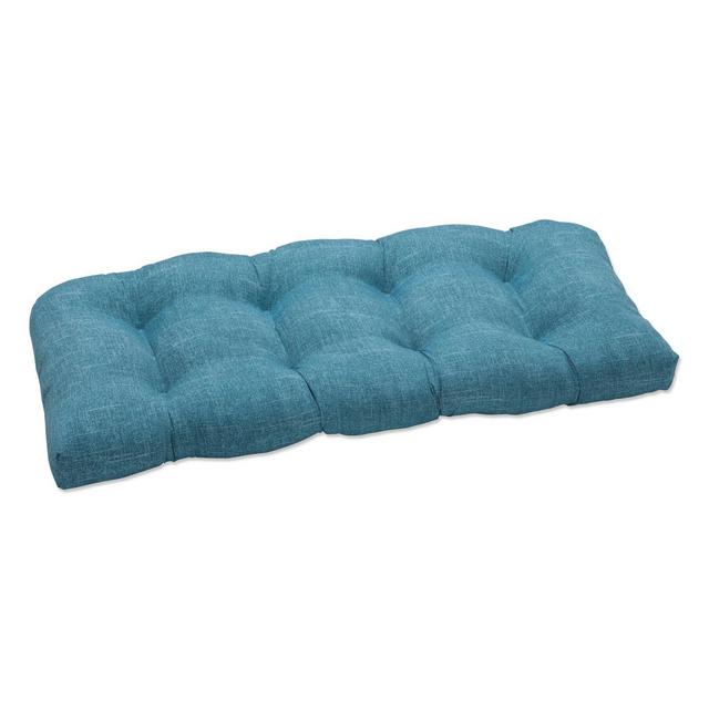 Outdoor/Indoor Loveseat Cushion Tory Caribe Green - Pillow Perfect