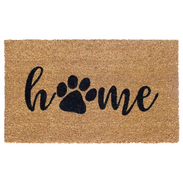 Raj Tufted Home Paws Doormat Black