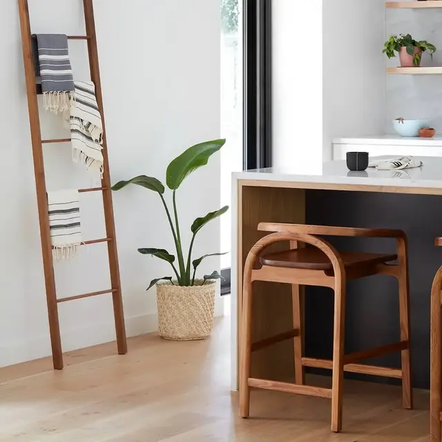 Meru Counter Stool - Teak