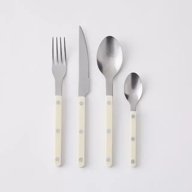 Sabre Bistrot Flatware, Antiqued Finish