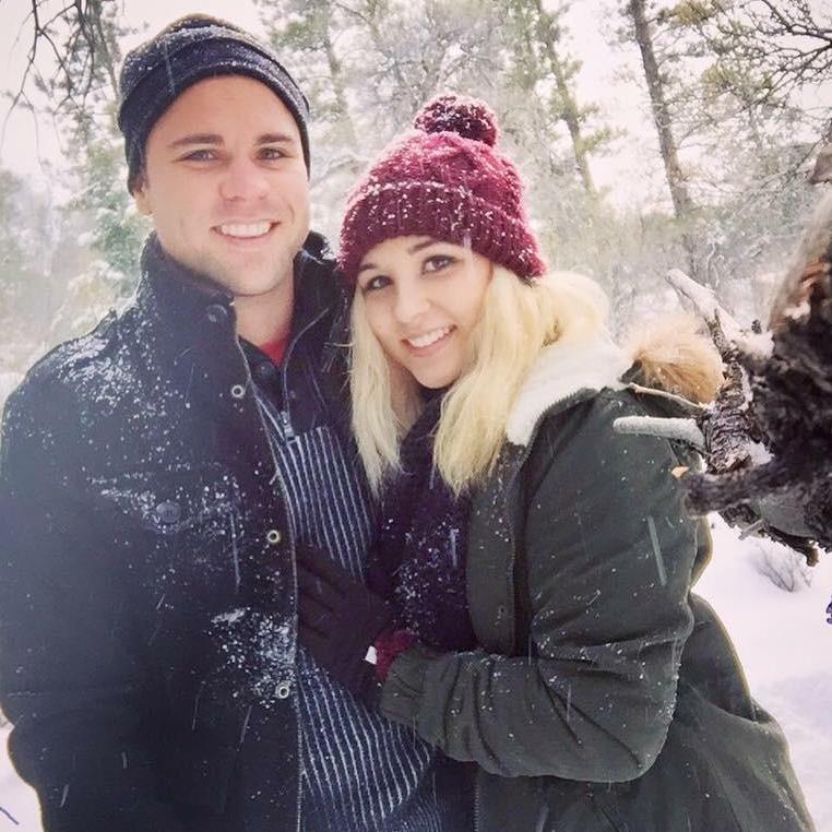 -Our first time playing in the snow-