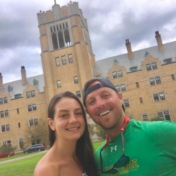 Justin's first trip to South Bend, Indiana!