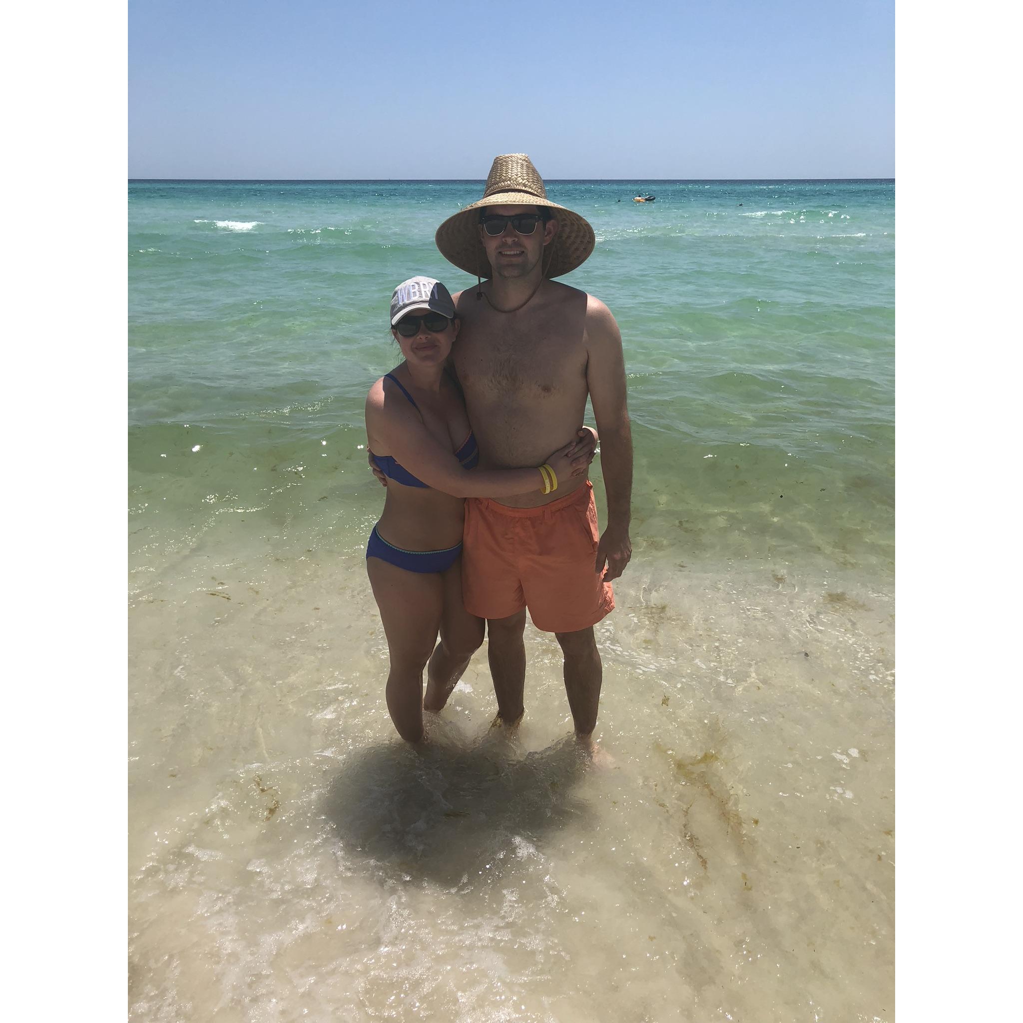 Enjoying some vitamin sea!