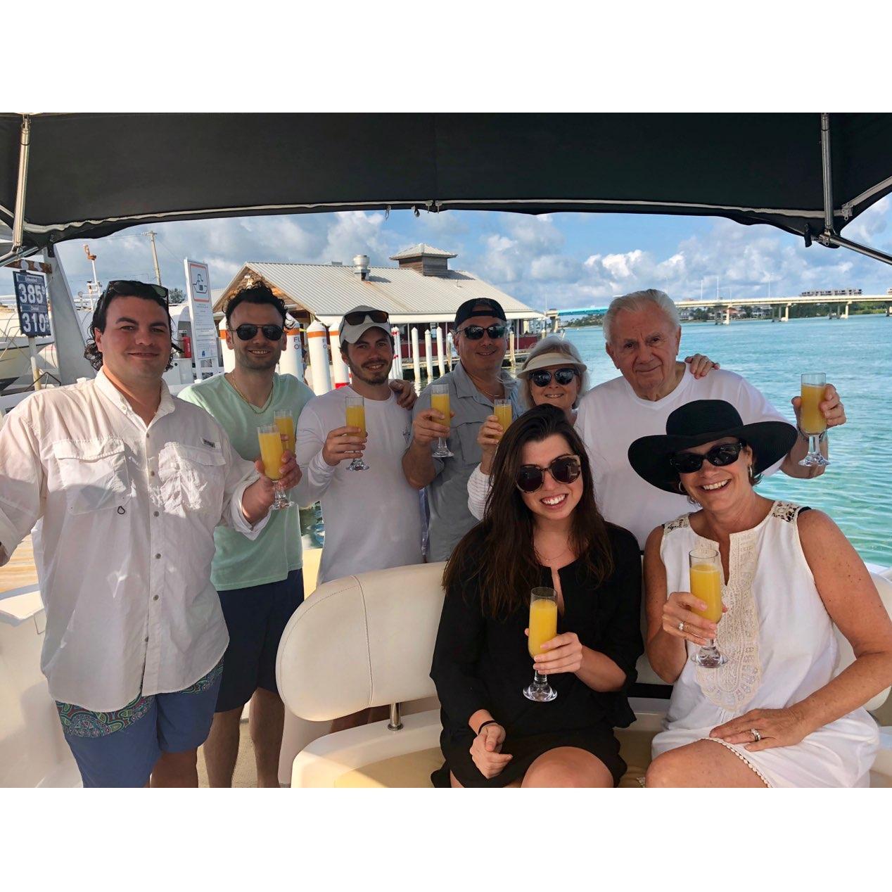 hanging out in florida with family. xo