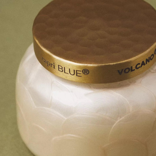 Capri Blue Volcano Capiz Jar Candle​