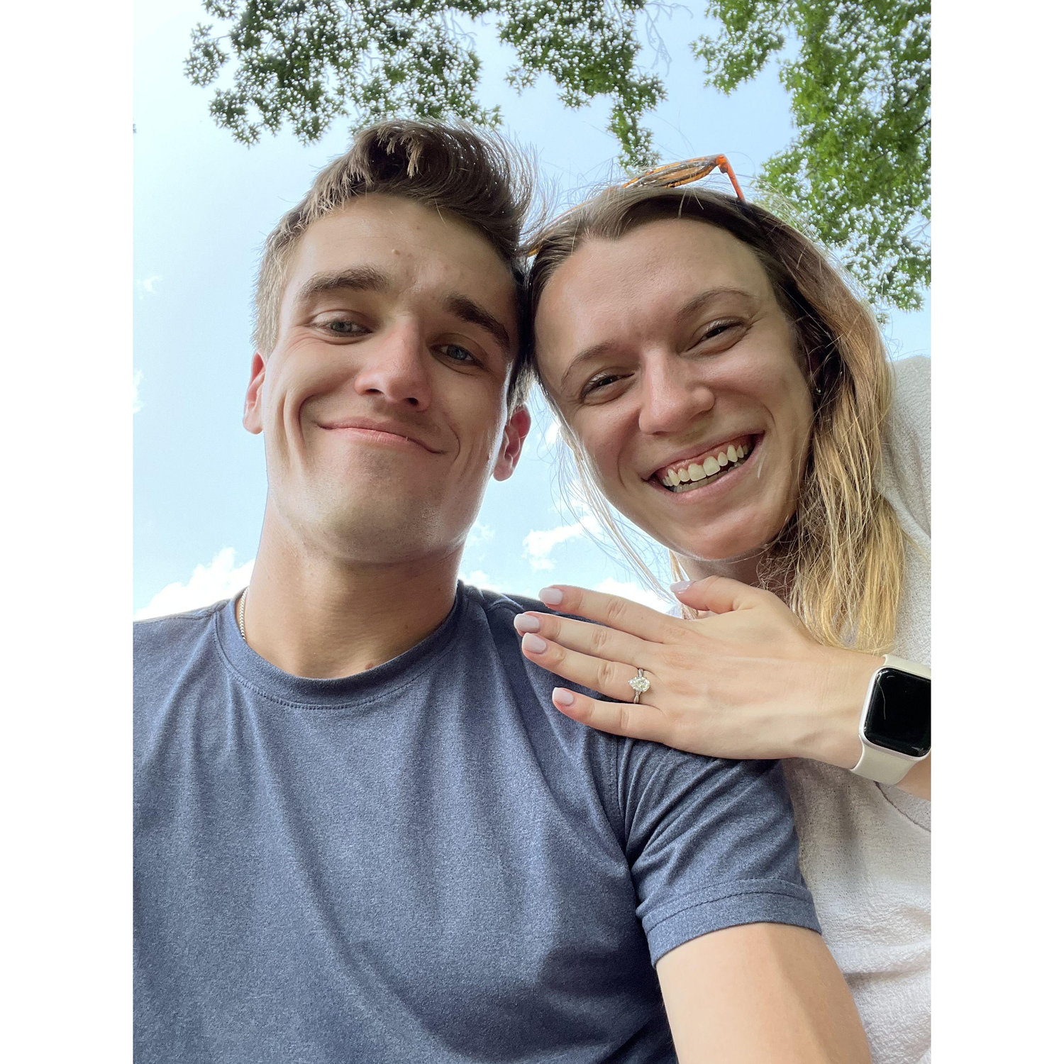 First picture as fiancés!