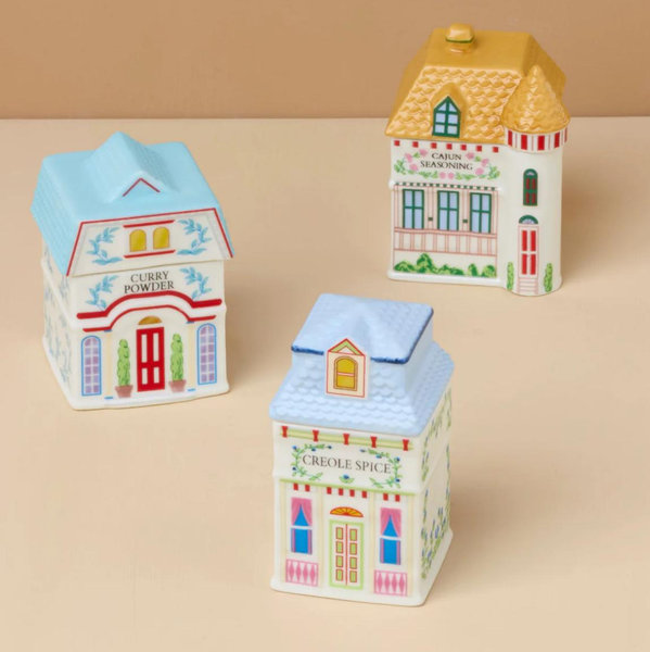 Lenox Spice Village 3-Piece French Quarter Spice Jar Set