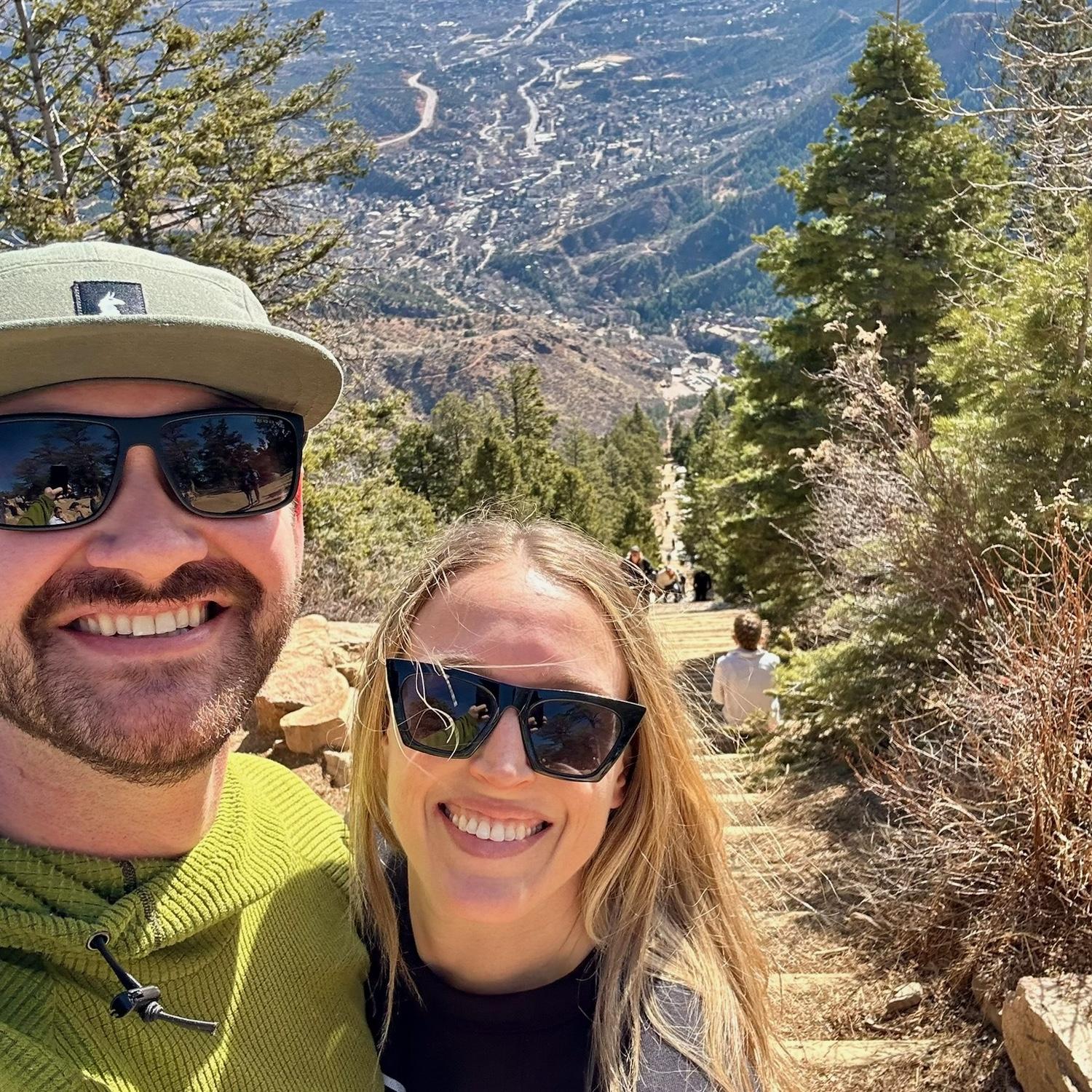 Celebrating Will's birthday with the Manitou Incline