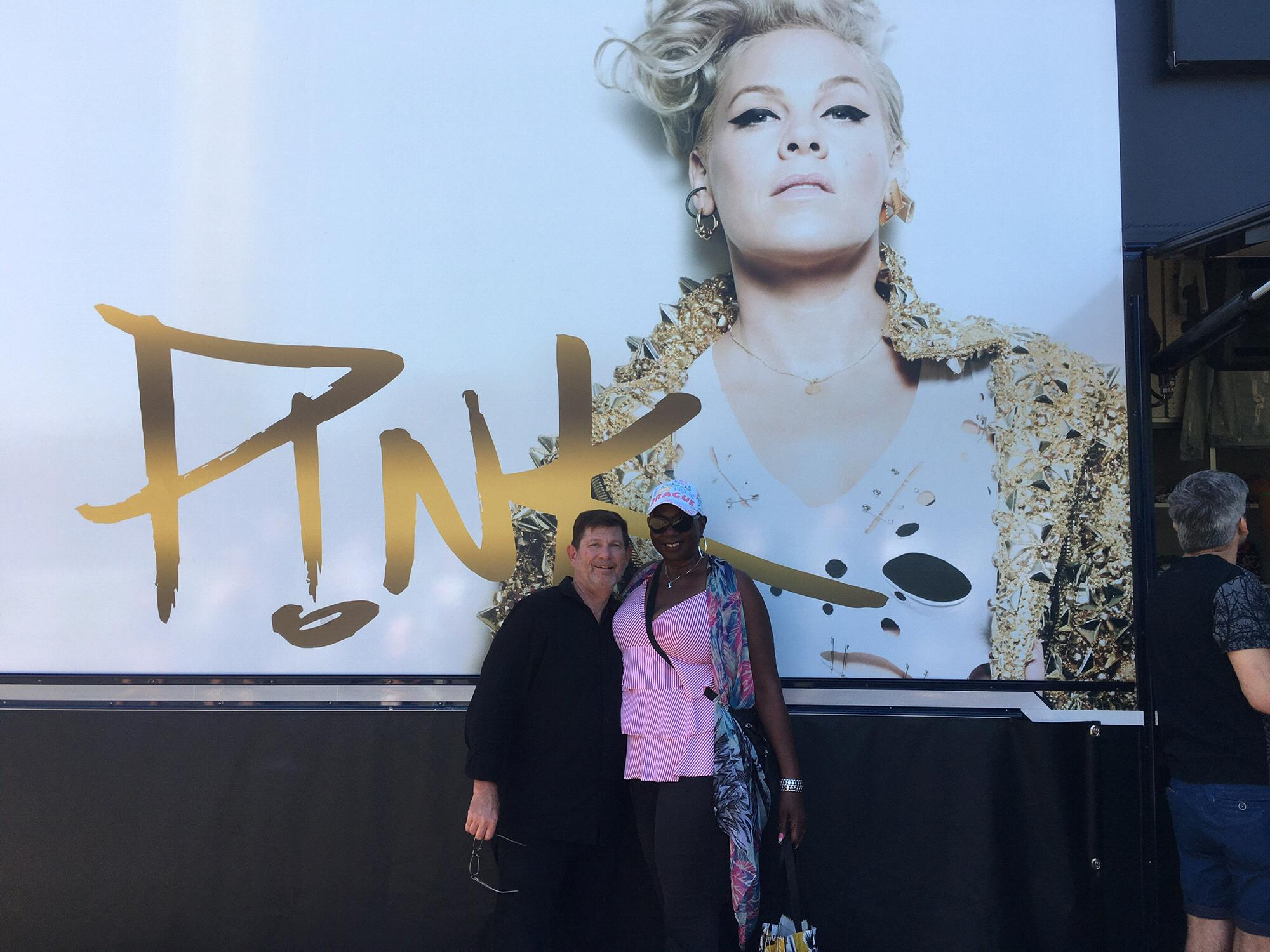 He surprised me with tickets for a PINK concert in Frankfurt, Germany. It was an amazing time!!