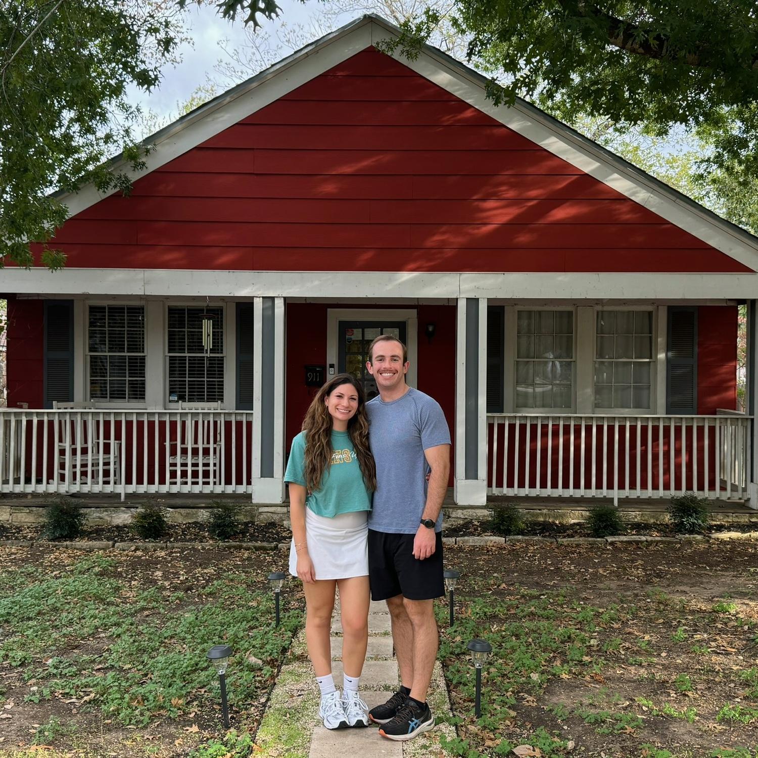 The day we moved in together!