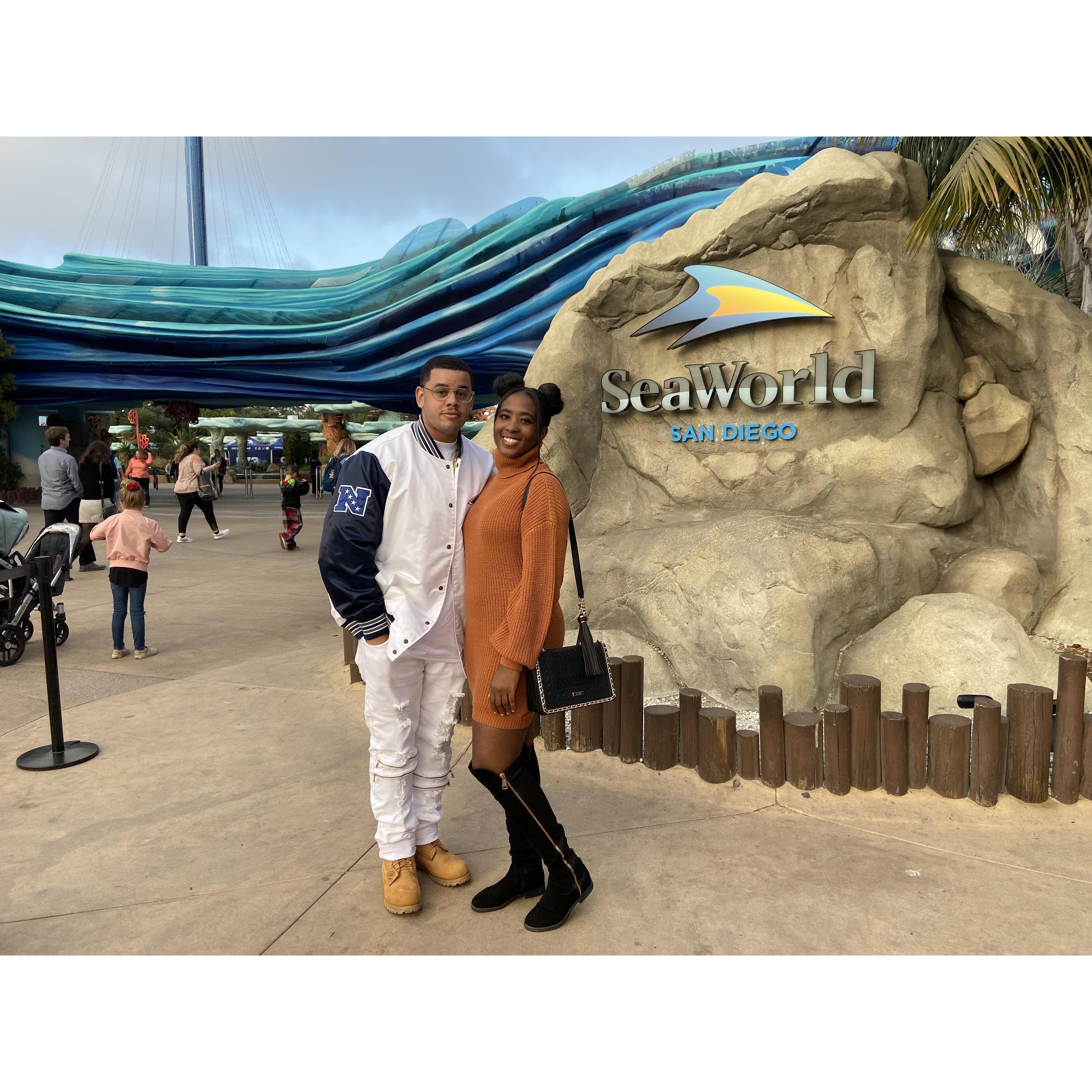 The 2 year anniversary trip in San Diego