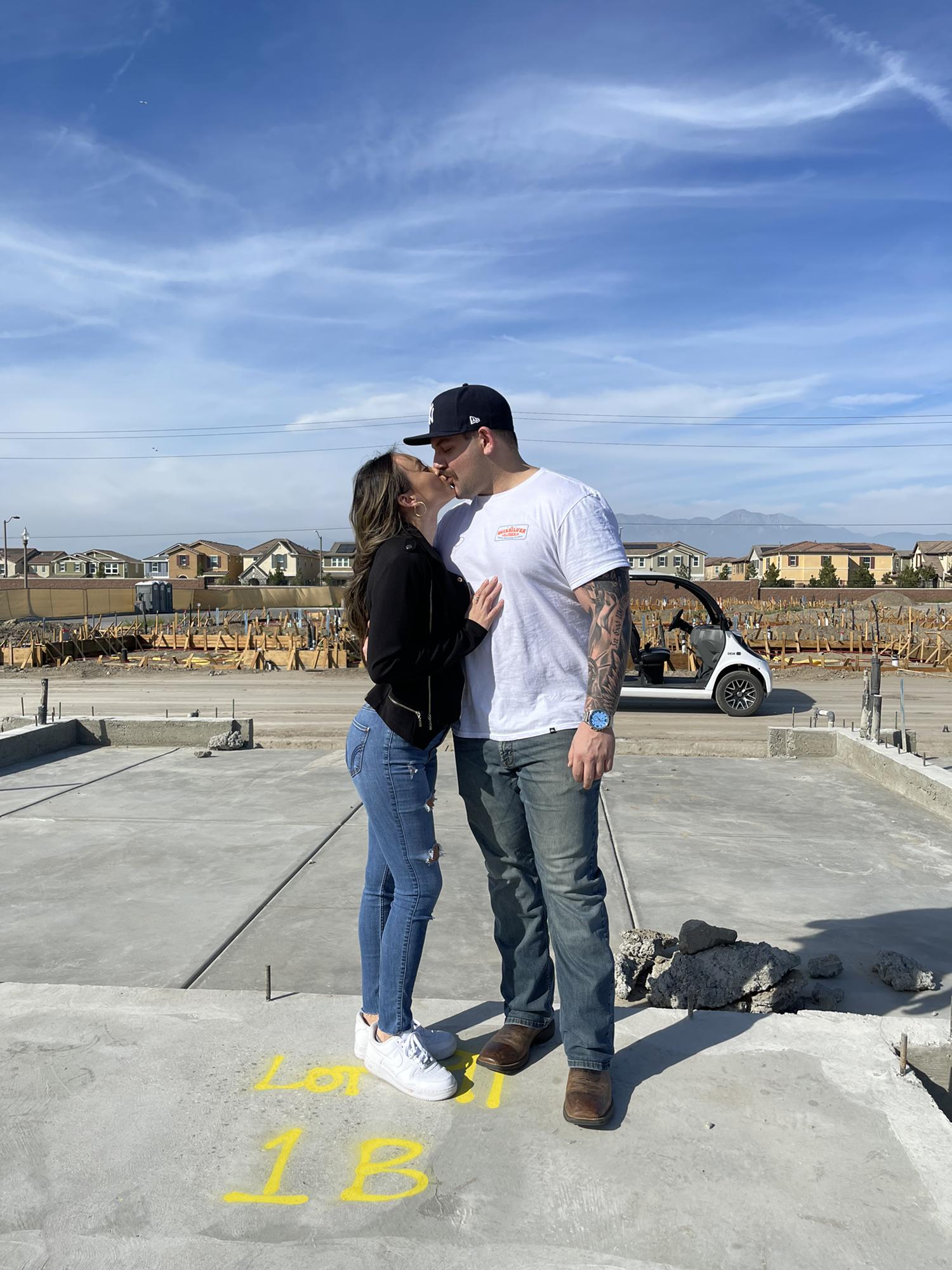The week our foundation was poured for our new home! February 2022