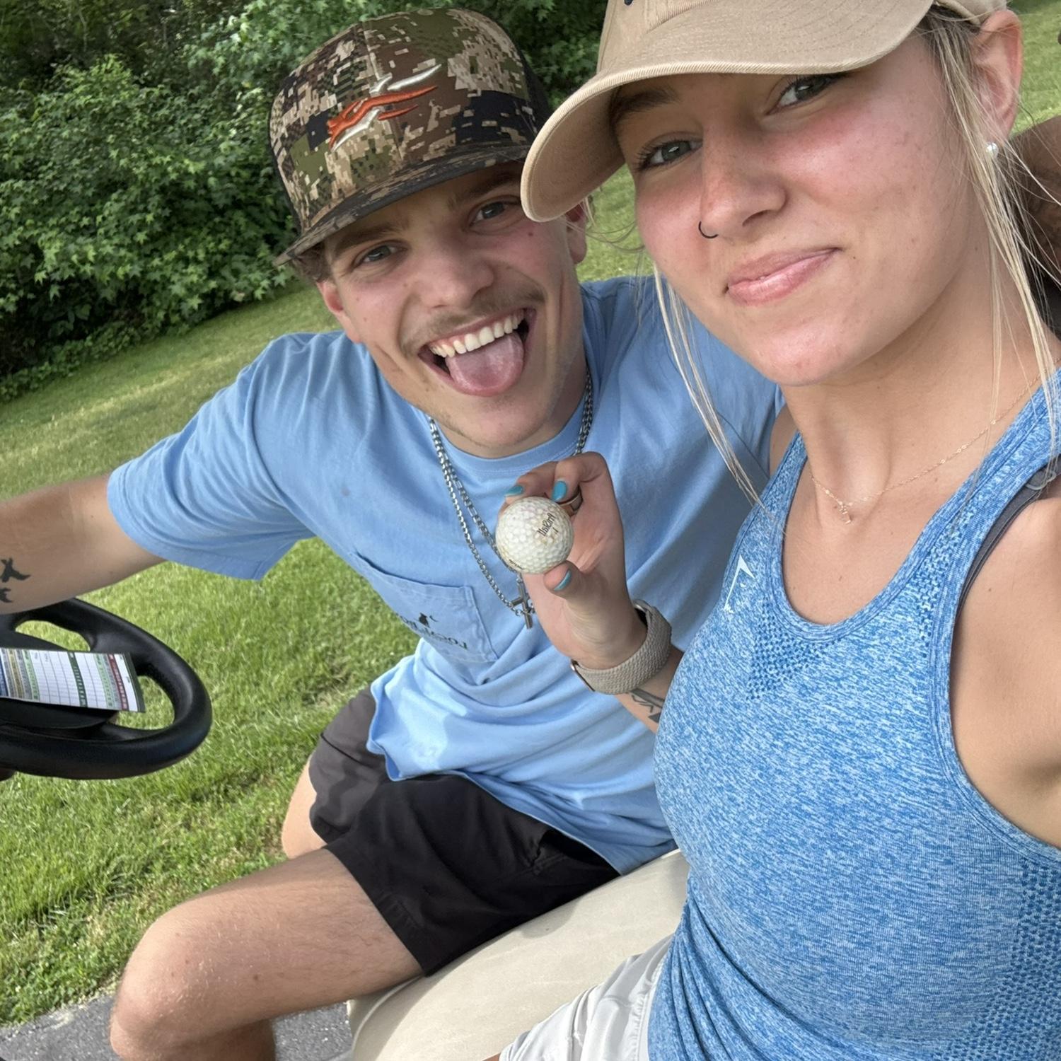 Our first “sneaky” date back together in May 2025